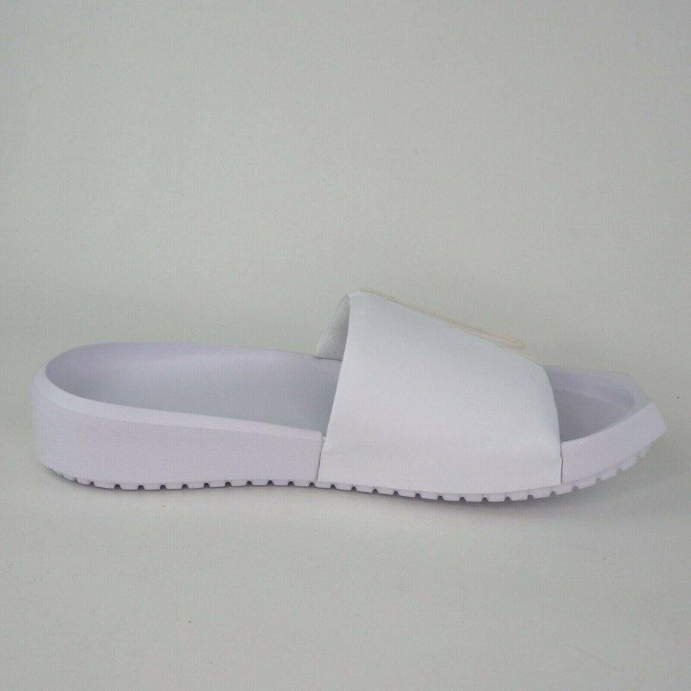 Women's Sandals Nike Jordan NOLA Slide Slippers Slides White - Picture 3 of 12